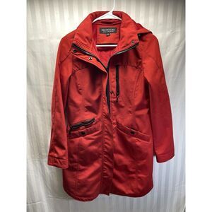 Kristen Blake Studio Collection‎ Red Jacket Hood Winter lined Size XS